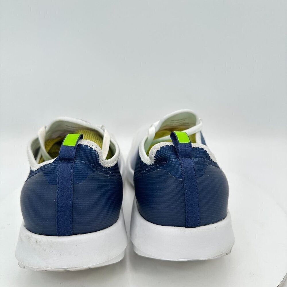 OOFOS OOmg Low Men Size 9.5 Navy White Ombre Recovery Shoes - Picture 5 of 11